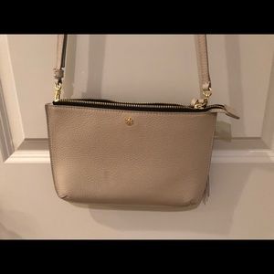 Tory Burch Light Grey Cross Body Purse